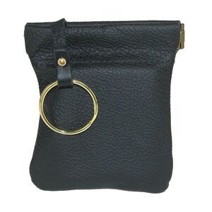 CTM Men's Leather Key Case Coin Pouch Wallet